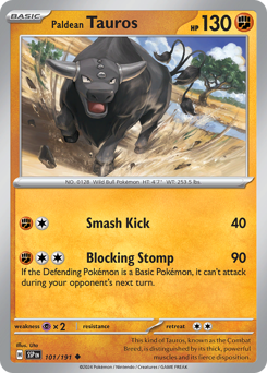Tauros di Paldea 101/252 NM (ITA)