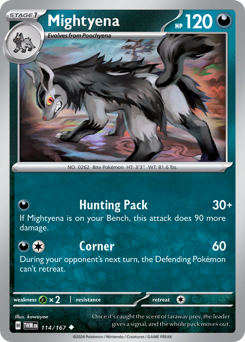 Mightyena 114/226 Reverse NM (ITA)