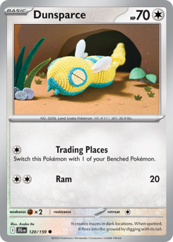 Dunsparce 120/190 Reverse NM (ITA)