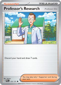 Ricerca Accademica (Professor Elm) 123/180 Poké Ball NM (ITA)