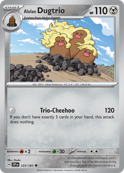 Dugtrio di Alola 123/252 NM (ITA)