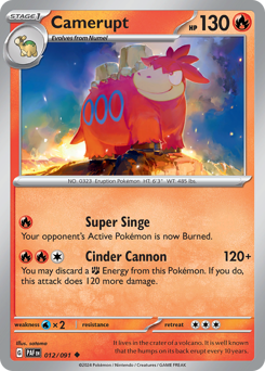 Camerupt 012/245 NM (ITA)