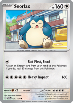 Snorlax 136/226 NM (ITA)