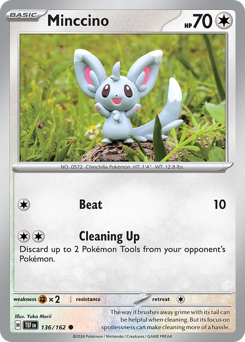 Minccino 136/218 Reverse NM (ITA)