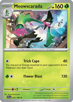 Meowscarada 015/198 Reverse NM (ITA)