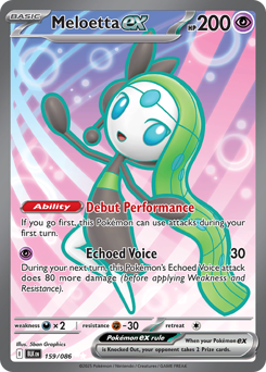 Meloetta-ex 159/172 NM (ITA)