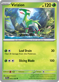 Virizion 015/190 Reverse NM (ITA)