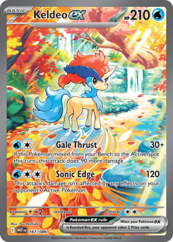 Keldeo-ex 167/173 NM (ITA)