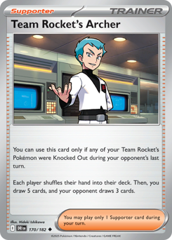 Archer del Team Rocket 170/244 NM (ITA)