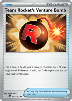 Bomba Azzardata del Team Rocket 179/244 NM (ITA)