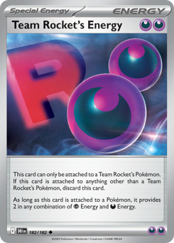Energia del Team Rocket 182/244 Reverse NM (ITA)