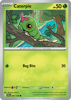 Caterpie 001/190 NM (ITA)