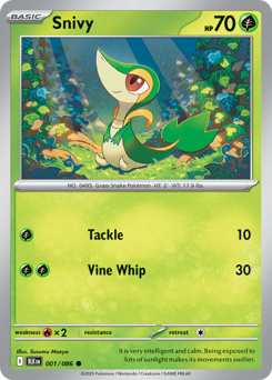 Snivy 001/172 Poké Ball NM (ITA)