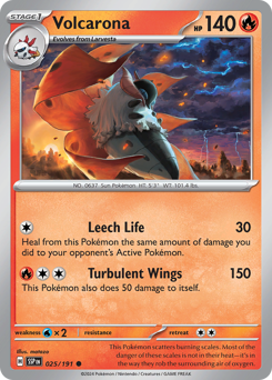Volcarona 025/252 Reverse NM (ITA)