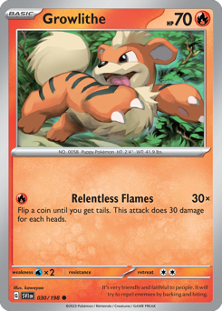 Growlithe 030/198 Reverse NM (ITA)