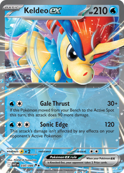 Keldeo-ex 030/173 Master Ball NM (ITA)