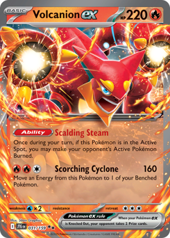 Volcanion-ex 031/190 Reverse NM (ITA)