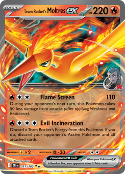 Moltres-ex del Team Rocket 031/244 Reverse NM (ITA)