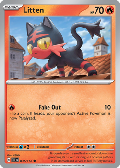 Litten 032/218 Reverse NM (ITA)