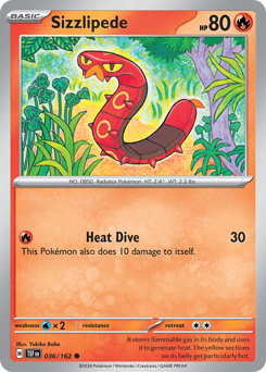 Sizzlipede 036/218 Reverse NM (ITA)