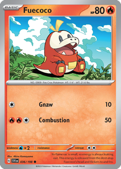 Fuecoco 036/198 Reverse NM (ITA)
