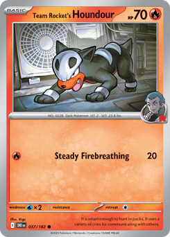 Houndour del Team Rocket 037/244 NM (ITA)