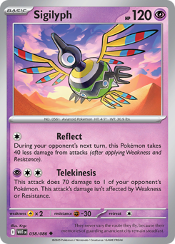 Sigilyph 038/173 Poké Ball NM (ITA)