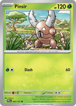 Pinsir 003/180 Master Ball NM (ITA)