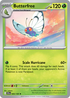Butterfree 003/190 NM (ITA)