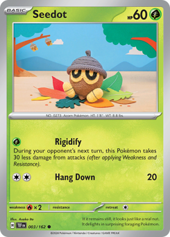 Seedot 003/218 Reverse NM (ITA)