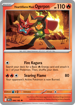 Ogerpon Maschera Focolare 044/244 Reverse NM (ITA)
