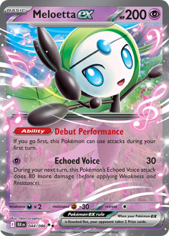 Meloetta-ex 044/172 Master Ball NM (ITA)