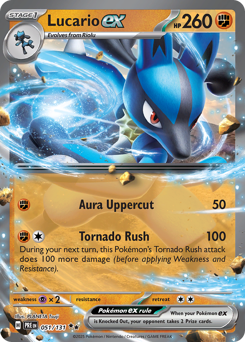 Lucario-ex 051/180 Master Ball NM (ITA)
