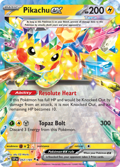 Pikachu-ex 057/252 Reverse NM (ITA)