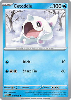 Cetoddle 059/198 Reverse NM (ITA)