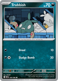 Trubbish 059/173 Poké Ball NM (ITA)