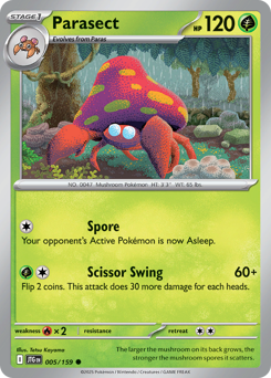 Parasect 005/190 NM (ITA)