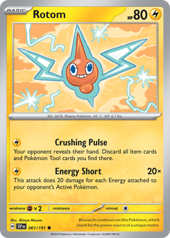 Rotom 061/252 Reverse NM (ITA)