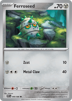Ferroseed 068/173 Master Ball NM (ITA)
