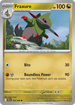 Fraxure 069/172 Master Ball NM (ITA)