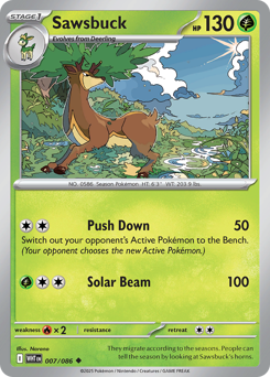 Sawsbuck 007/173 Master Ball NM (ITA)