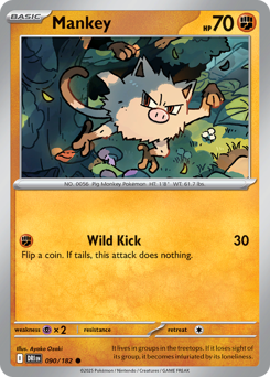 Mankey 090/244 Reverse NM (ITA)