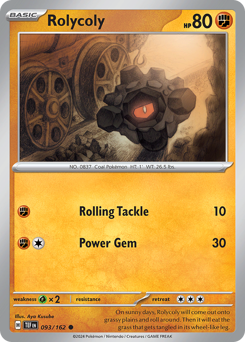 Rolycoly 093/218 Reverse NM (ITA)