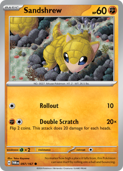 Sandshrew 097/226 Reverse NM (ITA)