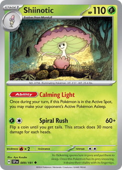 Shiinotic 009/252 NM (ITA)