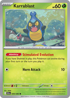 Karrablast 009/172 Poké Ball NM (ITA)