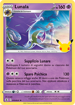 Lunala 015/25 Holo NM (ITA)