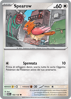 Spearow 102/188 Reverse NM (ITA)