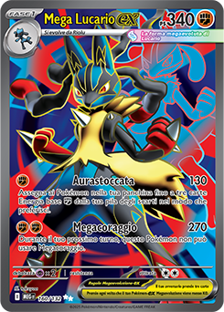 Mega Lucario-ex 160/188 NM (ITA)