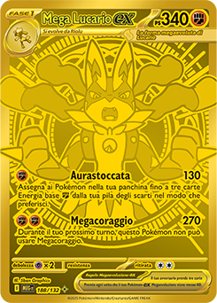 Mega Lucario-ex 188/188 NM (ITA)
